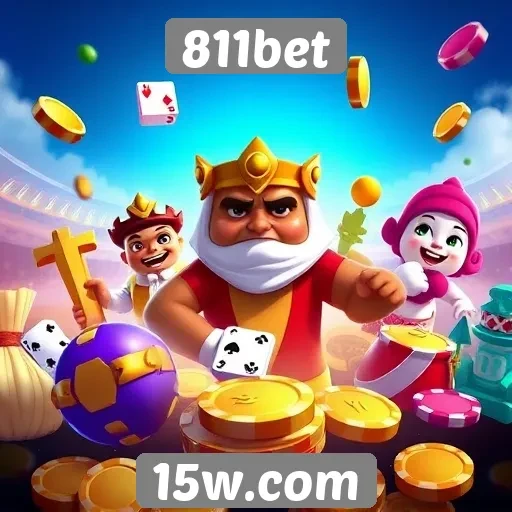 Variedade de jogos disponíveis na 811bet